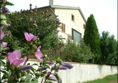 La casa di campagna di Cascina Antonini tra il verde