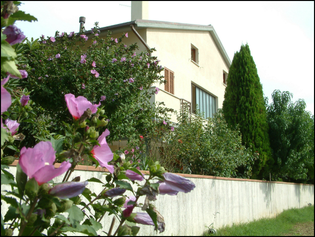 La casa di campagna di Cascina Antonini tra il verde